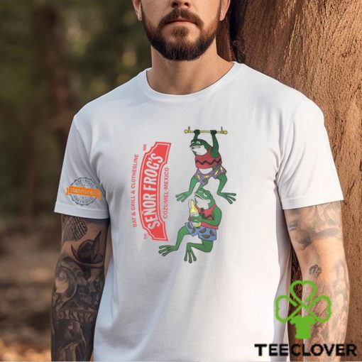 Bar And Grill And Clothesline Senor Frog’s Cozumel Mexico t shirt