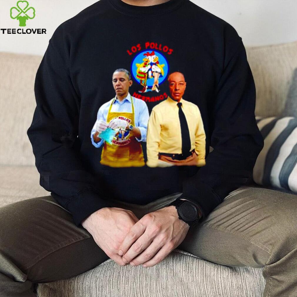 Barack Obama and Gus Fring Los Pollos Hermanos shirt Barack Obama and Gus Fring Los Pollos Hermanos shirt