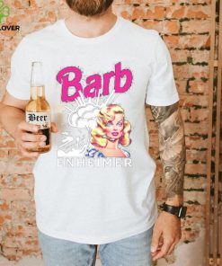 Barbenheimer Barbie Oppenheimer 2023 Pink And White Shirt 2 Barbenheimer Barbie Oppenheimer 2023 Pink And White Shirt