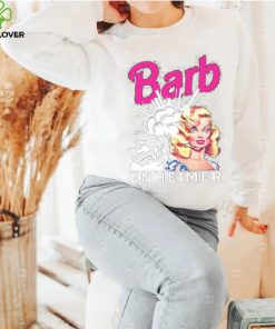 Barbenheimer Barbie Oppenheimer 2023 Pink And White Shirt 3 Barbenheimer Barbie Oppenheimer 2023 Pink And White Shirt