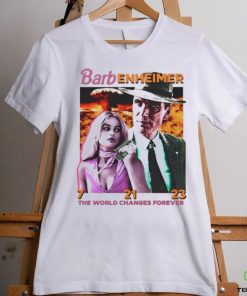 Barbenheimer The World Changes Forever shirt