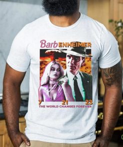 Barbenheimer The World Changes Forever shirt