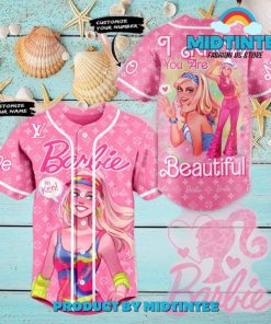 Barbie x Louis Vuitton Beautiful Customized Baseball Jersey