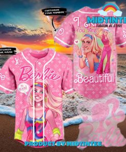 Barbie x Louis Vuitton Beautiful Customized Baseball Jersey