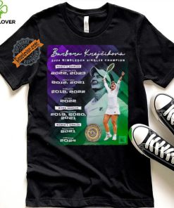 Barbora Krejčíková 2024 Wimbledon Singles Champion Women’s Doubles shirt