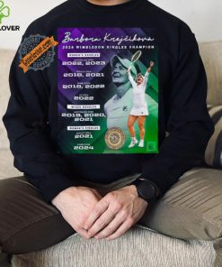 Barbora Krejčíková 2024 Wimbledon Singles Champion Women’s Doubles shirt
