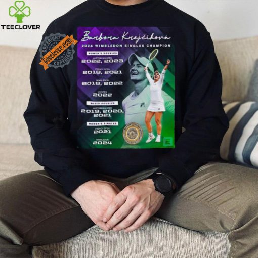 Barbora Krejčíková 2024 Wimbledon Singles Champion Women’s Doubles shirt