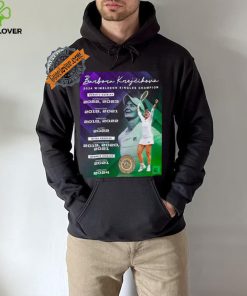 Barbora Krejčíková 2024 Wimbledon Singles Champion Women’s Doubles shirt