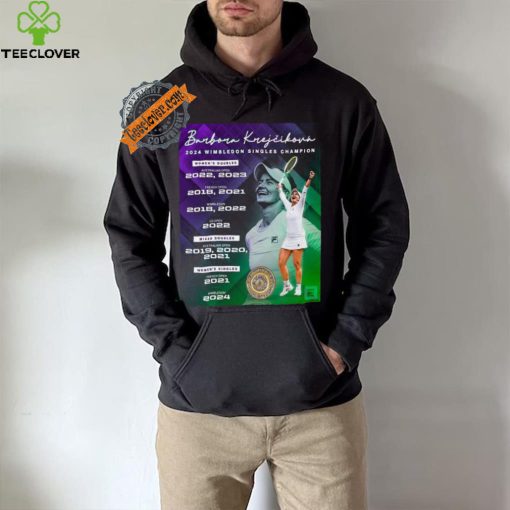 Barbora Krejčíková 2024 Wimbledon Singles Champion Women’s Doubles shirt