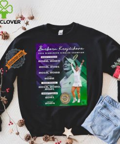 Barbora Krejčíková 2024 Wimbledon Singles Champion Women’s Doubles shirt