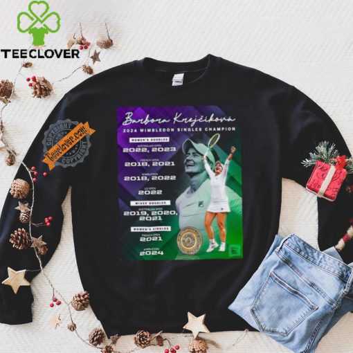 Barbora Krejčíková 2024 Wimbledon Singles Champion Women’s Doubles shirt