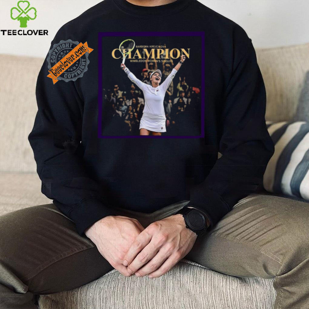 Barbora Krejčíková Champion Wimbledon Women’s Singles 2024 shirt Barbora Krejčíková Champion Wimbledon Women’s Singles 2024 shirt