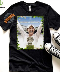 Barbora Krejčíková Ladies’ Singles Champion shirt