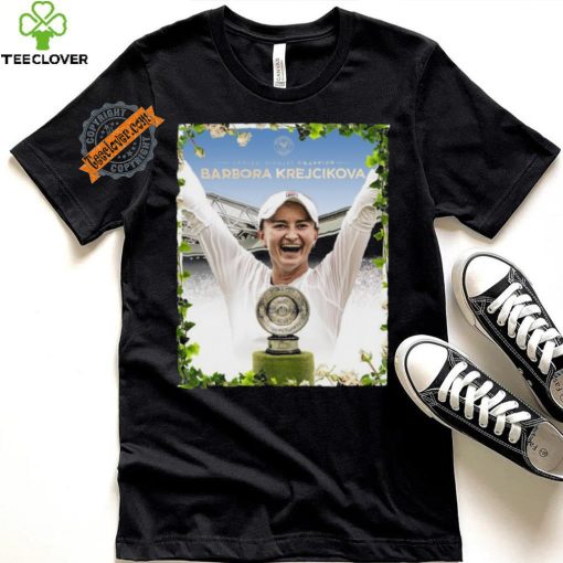 Barbora Krejčíková Ladies’ Singles Champion shirt