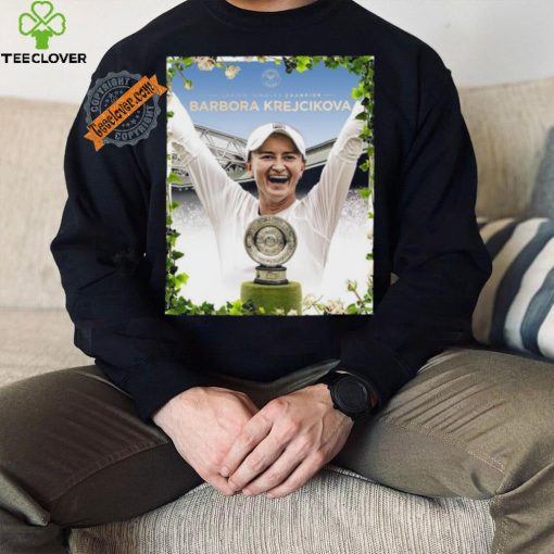 Barbora Krejčíková Ladies’ Singles Champion shirt