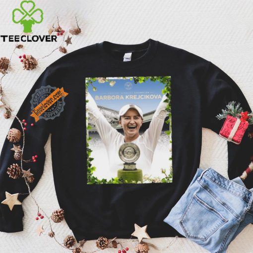 Barbora Krejčíková Ladies’ Singles Champion shirt