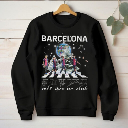 Barcelona FC 2024 Christmas Mes Que Un Club T Shirt