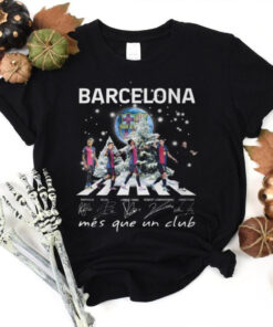 Barcelona FC 2024 Christmas Mes Que Un Club T Shirt