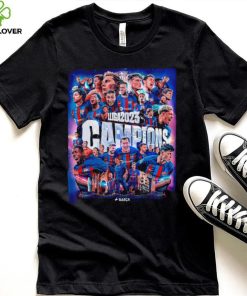 Barcelona FC LLiga 2023 Campions poster hoodie, sweater, longsleeve, shirt v-neck, t-shirt