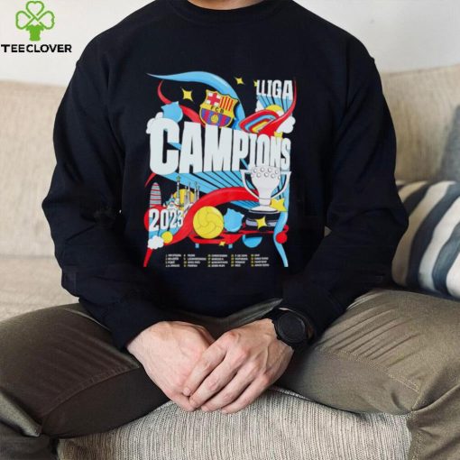 Barcelona FC La LLiga Campions 2023 hoodie, sweater, longsleeve, shirt v-neck, t-shirt