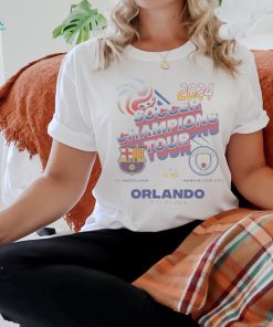 Barcelona X Manchester City Match up Orlando July 30, 2024 T hoodie, sweater, longsleeve, shirt v-neck, t-shirt