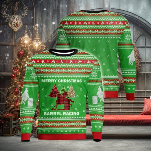 Barrel Racing Ugly Christmas Sweater