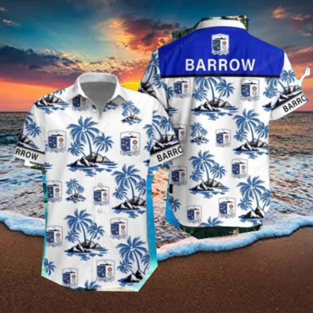 Barrow AFC Button Up Shirt Hawaiian Shirt Impressive Gift Barrow AFC Button Up Shirt Hawaiian Shirt Impressive Gift