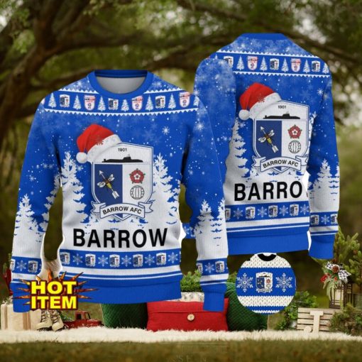 Barrow AFC EFL English Football League Champions Ugly Christmas Sweater Christmas Gift