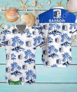 Barrow AFC Football Club Island hawaiian shirt