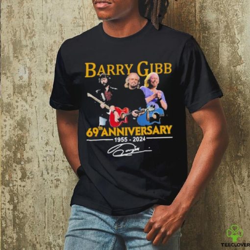 Barry Gibb 69th Anniversary 1955 2024 Signature T Shirt