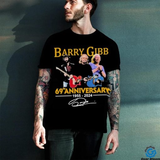 Barry Gibb 69th Anniversary 1955 2024 Signature T Shirt