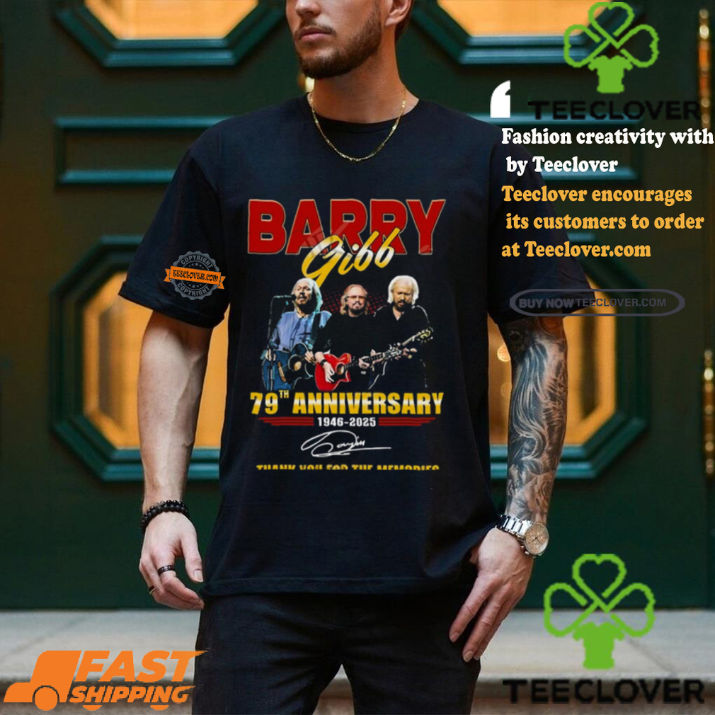 Barry Gibb 79th Anniversary 1946 2025 Thank You For The Memories T shirt Barry Gibb 79th Anniversary 1946 2025 Thank You For The Memories T shirt