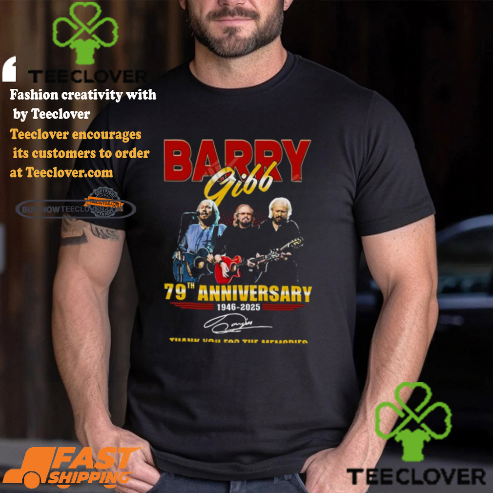 Barry Gibb 79th Anniversary 1946 2025 Thank You For The Memories T shirt Barry Gibb 79th Anniversary 1946 2025 Thank You For The Memories T shirt