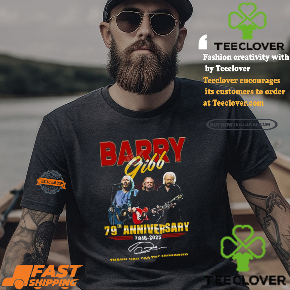 Barry Gibb 79th Anniversary 1946 2025 Thank You For The Memories T shirt Barry Gibb 79th Anniversary 1946 2025 Thank You For The Memories T shirt