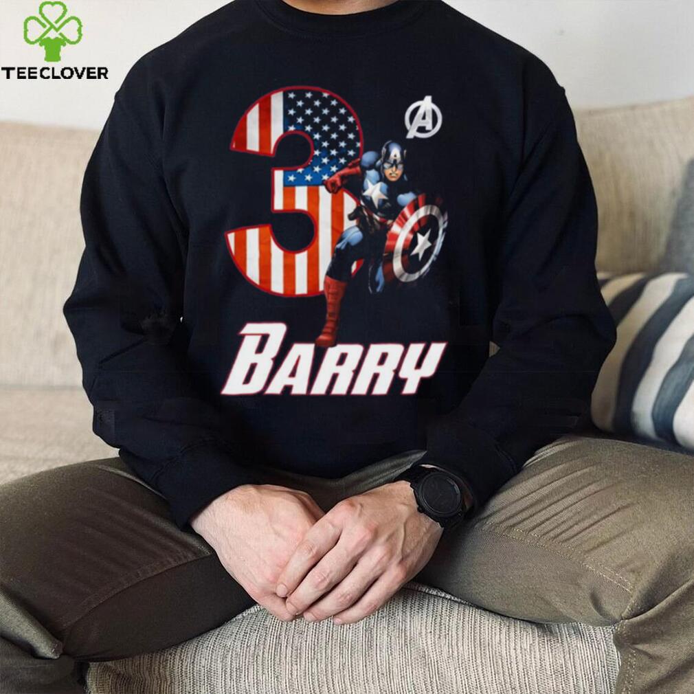 Barry Marvel Captain America T Shirt Barry Marvel Captain America T Shirt