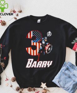 Barry Marvel Captain America T Shirt