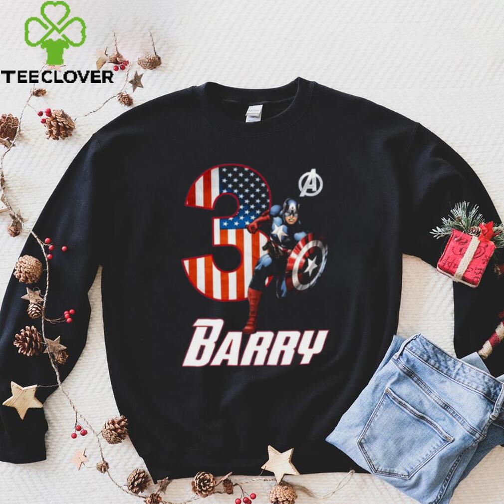 Barry Marvel Captain America T Shirt Barry Marvel Captain America T Shirt