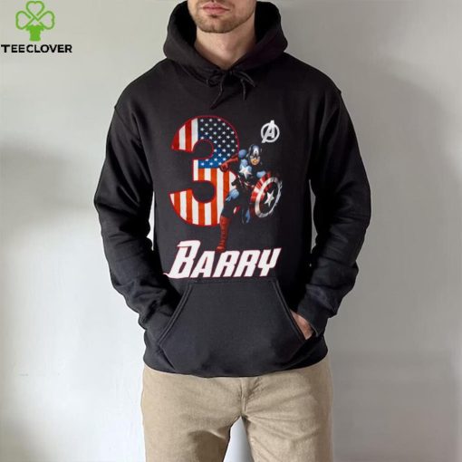 Barry Marvel Captain America T Shirt