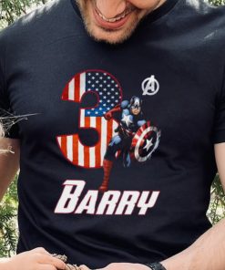 Barry Marvel Captain America T Shirt