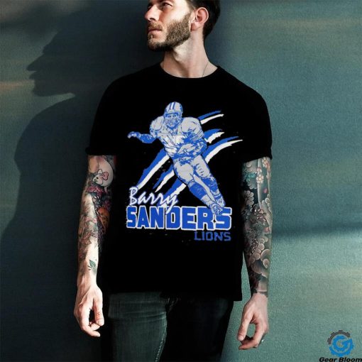 Barry Sanders Detroit Lions football cartoon hoodie, sweater, longsleeve, shirt v-neck, t-shirt