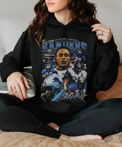 Barry Sanders Vintage 90s Graphic Style T Shirt