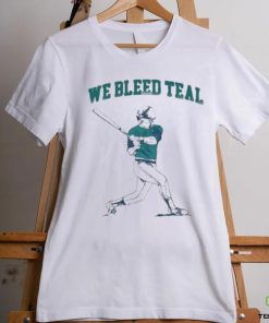 Barstool U We Bleed Teal New T Shirt