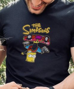 Bart Simpson And The Skateboard The Simpsons shirt