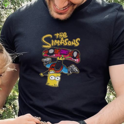 Bart Simpson And The Skateboard The Simpsons hoodie, sweater, longsleeve, shirt v-neck, t-shirt