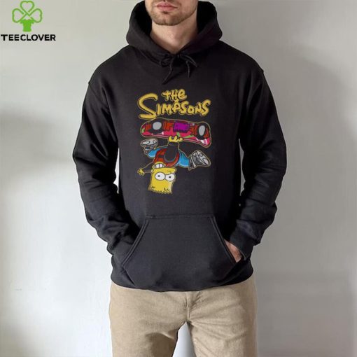 Bart Simpson And The Skateboard The Simpsons hoodie, sweater, longsleeve, shirt v-neck, t-shirt