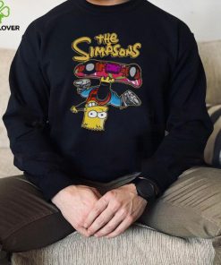 Bart Simpson And The Skateboard The Simpsons hoodie, sweater, longsleeve, shirt v-neck, t-shirt