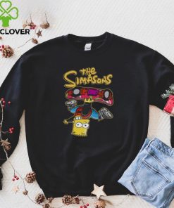 Bart Simpson And The Skateboard The Simpsons hoodie, sweater, longsleeve, shirt v-neck, t-shirt