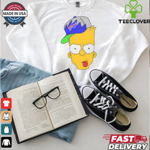Bart Simpson Buffalo Bills hat T shirt