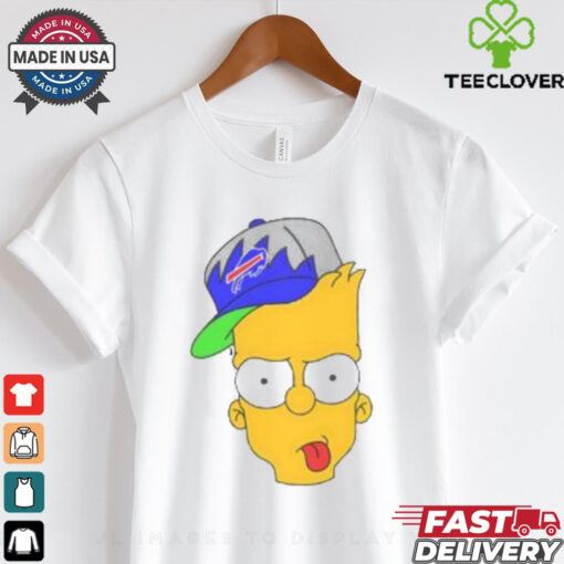 Bart Simpson Buffalo Bills hat T shirt