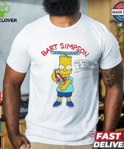 Bart Simpson Underachiever And Proud Of It Man Shirt